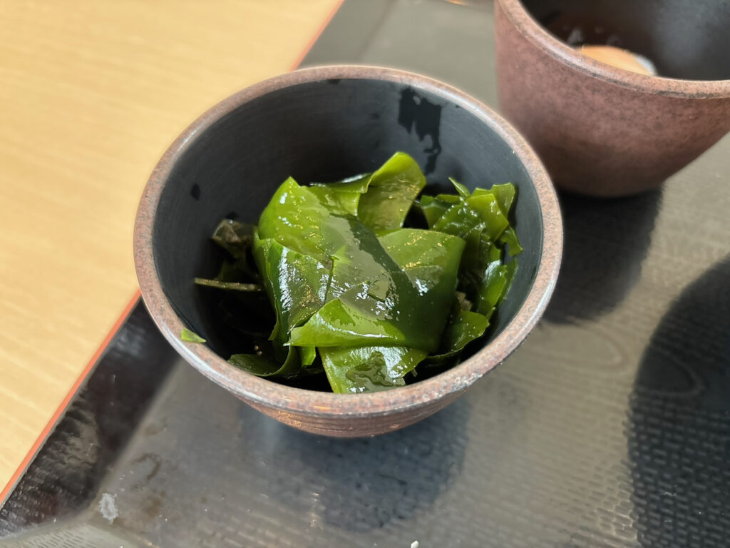 ゆで太郎 朝そば 三陸わかめ
