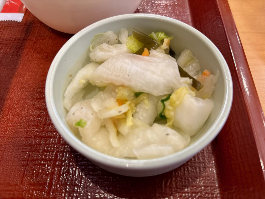 なか卯のおしんこ