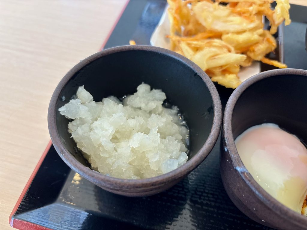 無料クーポンで追加した小鉢入りの鬼おろし