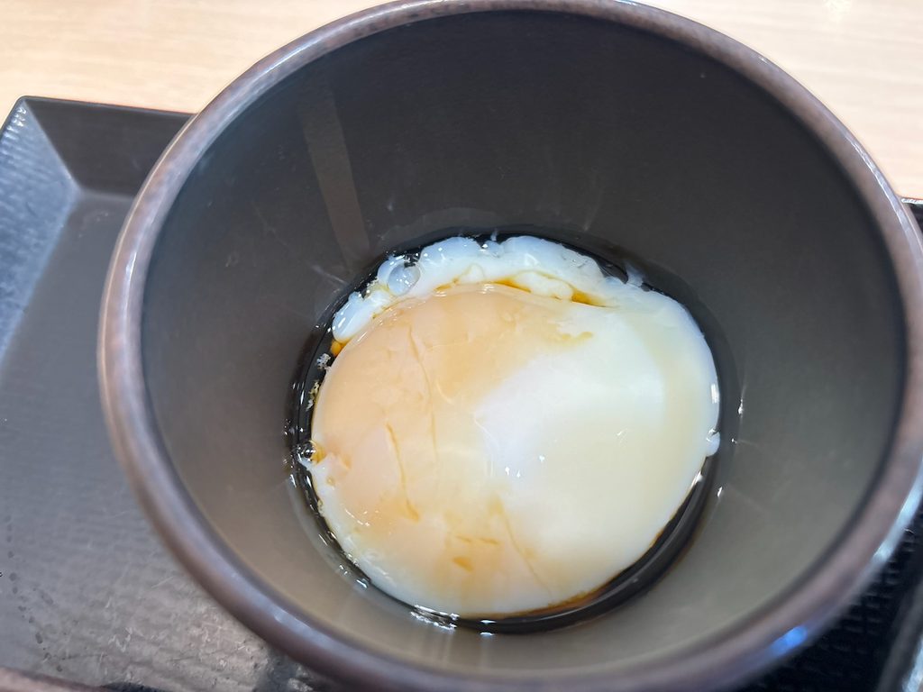 温泉たまごで味変