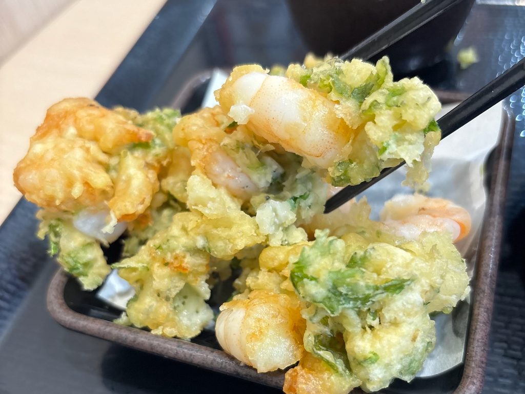 ほぼ海老だけのかき揚げ